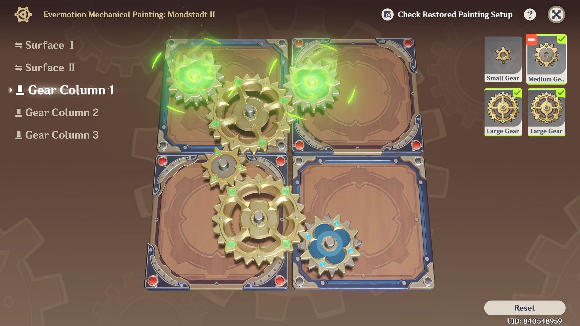 Evermotion Mechanical Painting Puzzle II (Image via HoYoverse)